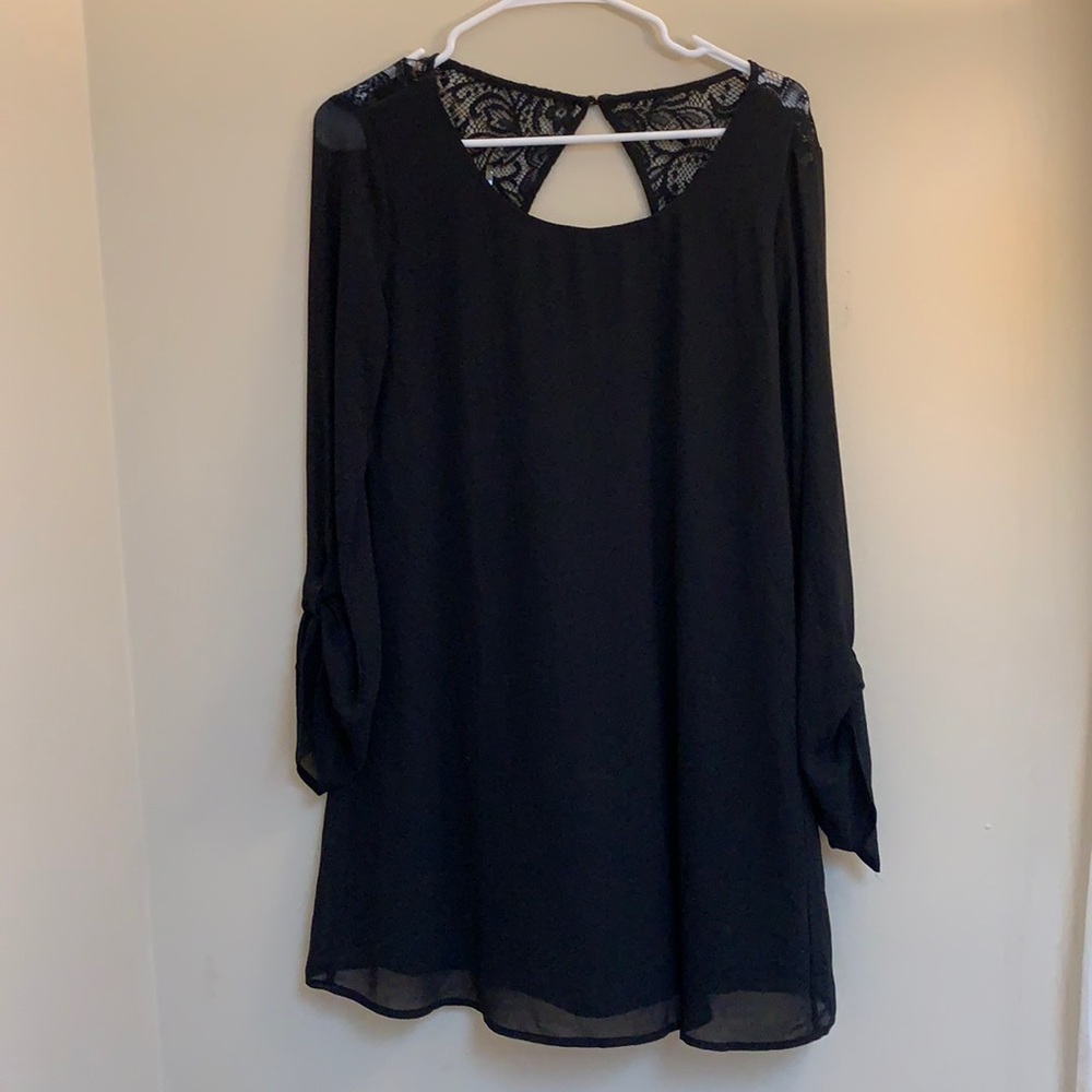 Speechless black long sleeve dress